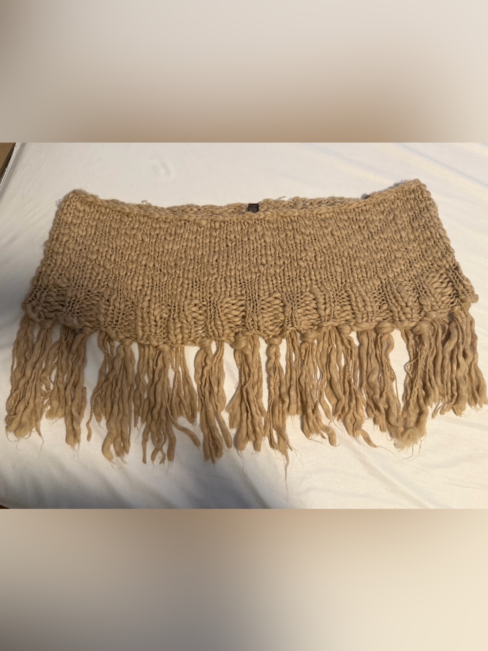 Women’s Chunky, Oversized Crochet Scarf/Poncho